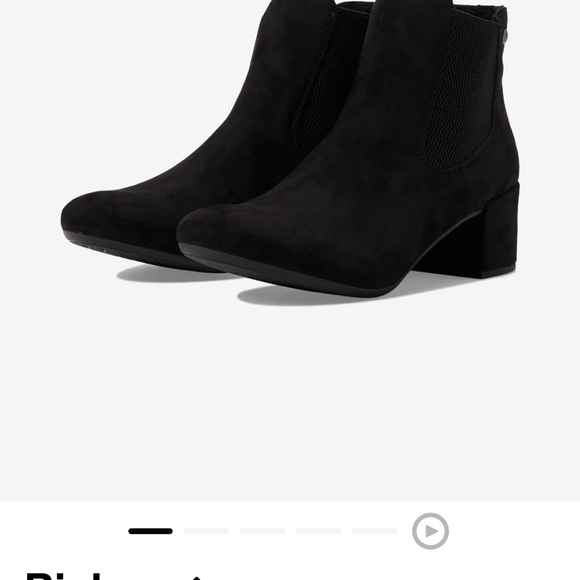 Rieker Sarah 84 Suede Chelsea Ankle Boots - Picture 2 of 12